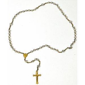 Rosary 19th century, silver gilt