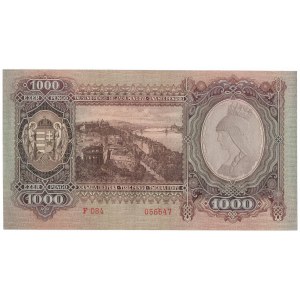 Hungary, 1000 Pengo 1943