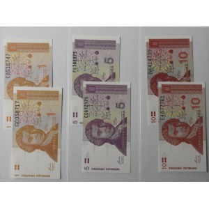 Chorwacja, Zestaw banknotów