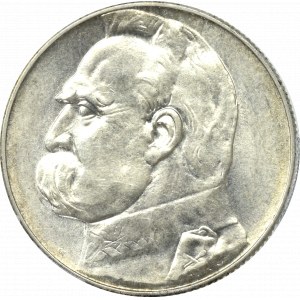 II Rzeczpospolita, 5 złotych 1934 Piłsudski - PCGS MS62