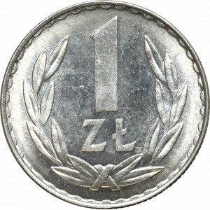 Peoples Republic of Poland, 1 zloty 1977