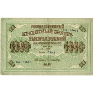 Rosja, 1.000 rubli 1917