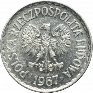 Peoples Republic of Poland, 1 zloty 1967