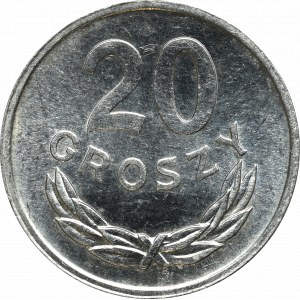 PRL, 20 groszy 1980