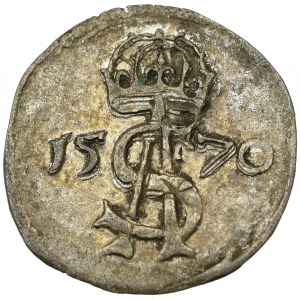 Sigismund II Augustus, 2 denarii 1570, Vilnius