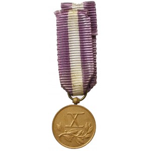 II RP, Miniatura Brązowego Medalu Za Długoletnią Służbę