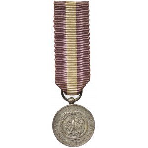 II RP, Miniatura Srebrnego Medalu Za Długoletnią Służbę - srebro Mennica
