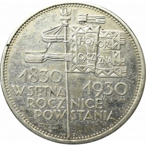 II Republic of Poland, 5 zloty 1930 November uprising