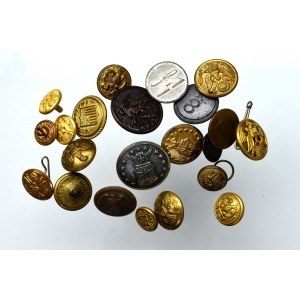 USA, 19th / 20th century button set