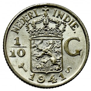 Indien, 1/10 eines Guldens 1941