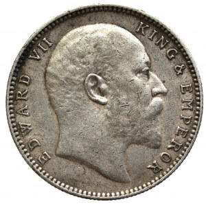 India, 1 rupia 1908