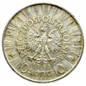 II Rzeczpospolita, 10 złotych 1935 Piłsudski