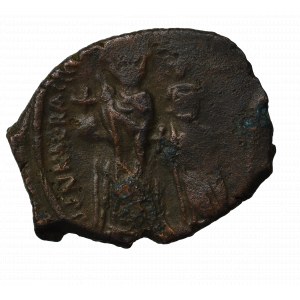 Byzantine, Heraclius i Hreclius Constantinus, 40 nummi without date, Nicomedia