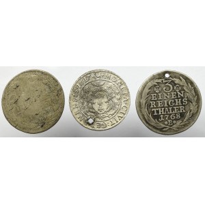 Niemcy/Polska, Zestaw monet w tym ort 1617, Gdańsk