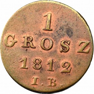 Duchy of Warsaw, 1 groschen 1812