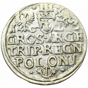 Zygmunt III Waza, Trojak 1623, Kraków - nieopisany SIGIS POLO