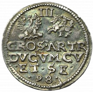 Duchy of Courland, 3 groschen 1598, Mitau