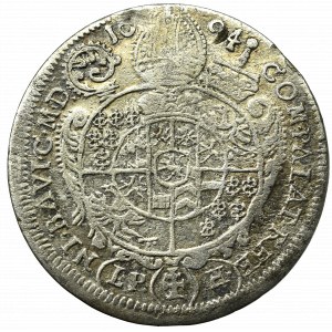 Schlesien, Duchy of Breslau Bishops, Franz Ludwig, 15 kreuzer 1694, Neisse