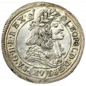 Hungary, Leopold I, 15 kreuzer 1678