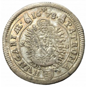 Hungary, Leopold I, 15 kreuzer 1678