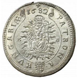 Hungary, Leopold I, 15 kreuzer 1682