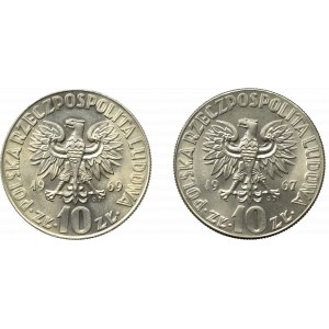 People's Republic of Poland, 10 zlotych 1967 and 1969