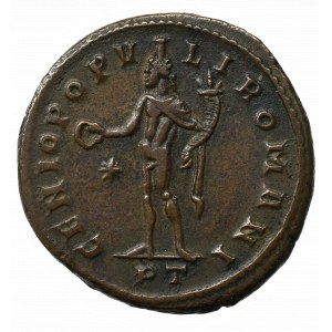 Roman Empire, Galerius, Follis Ticinum
