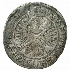 Śląsk, Księstwo Legnicko-Brzesko-Wołowskie, regentka LudwiKa, 6 krajcarów 1673, Brzeg
