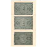 GG, Zestaw 1-2 złoty 1941 (5 egzemplarzy)