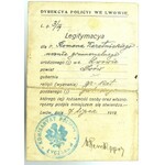 II RP, Set of personal identification cards Lychakiv Police Station