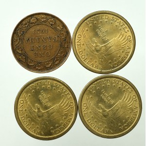 USA i Kanada, Zestaw monet