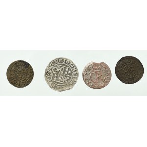 Schwedische Besetzung von Riga, Münzensatz (4 Exemplare)