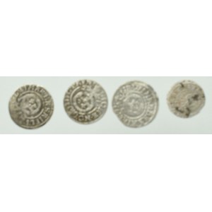 Prusy Książęce, Zestaw monet (4 egz)