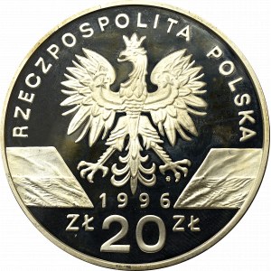 III RP, 20 złotych 1996 Jeż