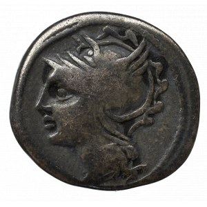 Republika Rzymska, C. Coelius Caldus, Denar (104 p.n.e)