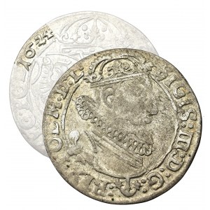 Zygmunt III Waza, Sixpence 1624, Krakau - Stempel 4/2