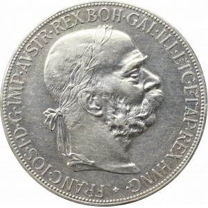 Austro-Węgry, Franciszek Józef I, 5 koron 1907, Wiedeń