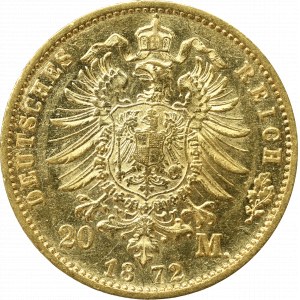 Germany, Baden, 20 mark 1872 G,Karlsruhe