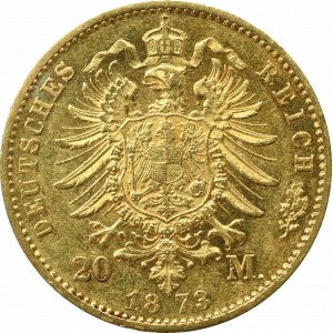 Germany, Prussia, 20 mark 1873 B, Hannover