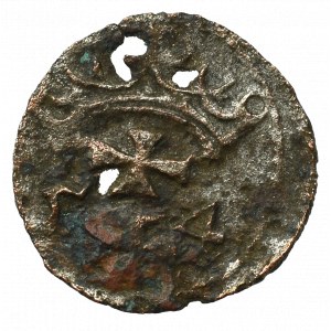 Sigismundus II Augustus, Denarius 1554, Danzig