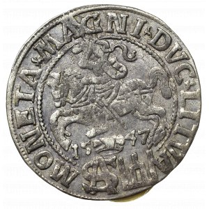 Sigismund II Augustus, polnischer Fußpfennig 1547 - L/LITVA
