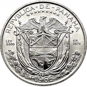 Panama republika, 1 balboa 1966