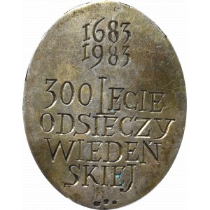 PRL, Medal 300-lecie Odsieczy Wiedeńskiej 1983 - rzadkość Resovia Rzeszów srebro