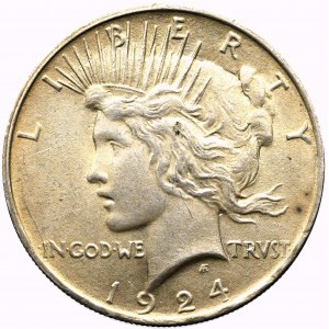 USA, Peace dollar 1924