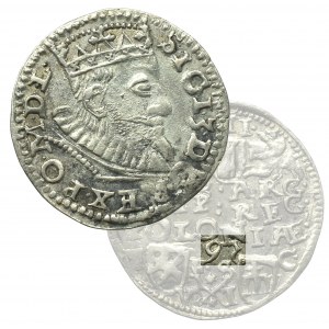 Sigismund III, 3 groscehn 1595, Bromberg - extremely rare