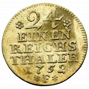 Germany, Preussen, 1/24 thaler 1752 F