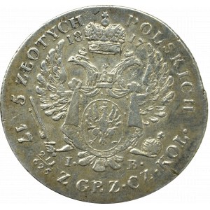 Królestwo Polskie, Aleksander I, 5 złotych 1817 IB