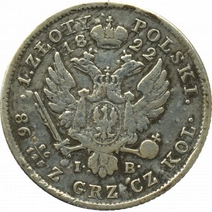Królestwo Polskie, Aleksander I, 1 złoty 1822