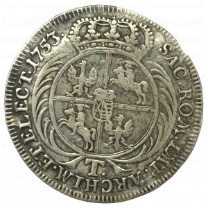 Saxony, Friedrich August II, 18 groschen 1753