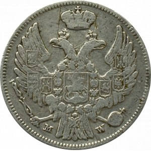 Poland under Russia, 15 kopecks=1 zloty 1839 MW